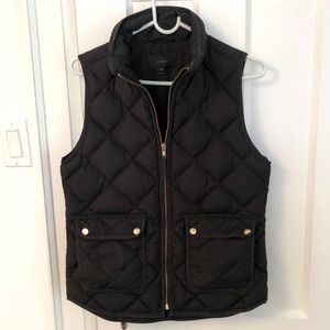 J. Crew Quilted Down Vest